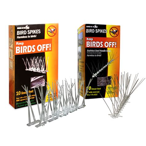 metal spikes for plastic box|large bird spikes for sale.